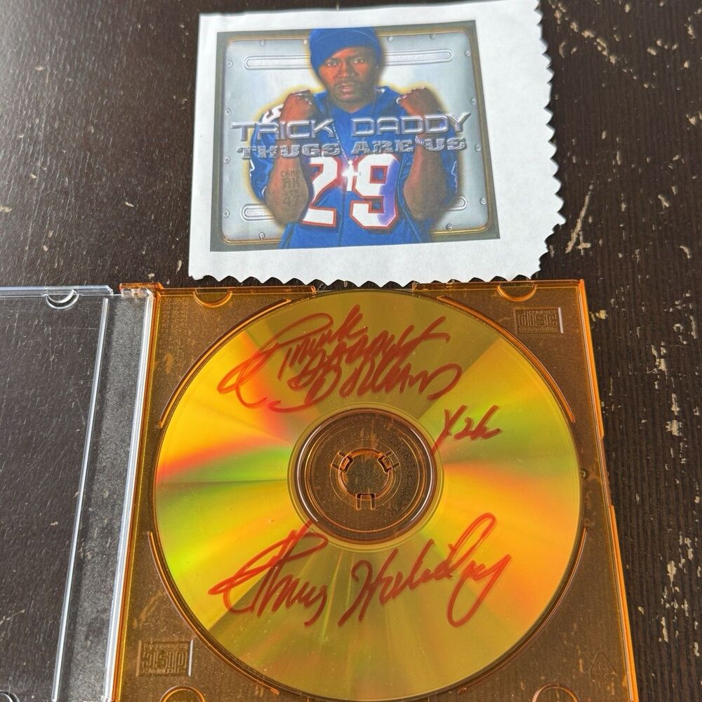 Trick Daddy Signed CD  Autograph Y2K Thug Holiday Hip Hop Rap IP Signature